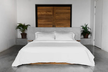 KATTE Pillowcase - Sateen Collection, White