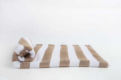 Striped Beach Towel - 100% Cotton - 90x180