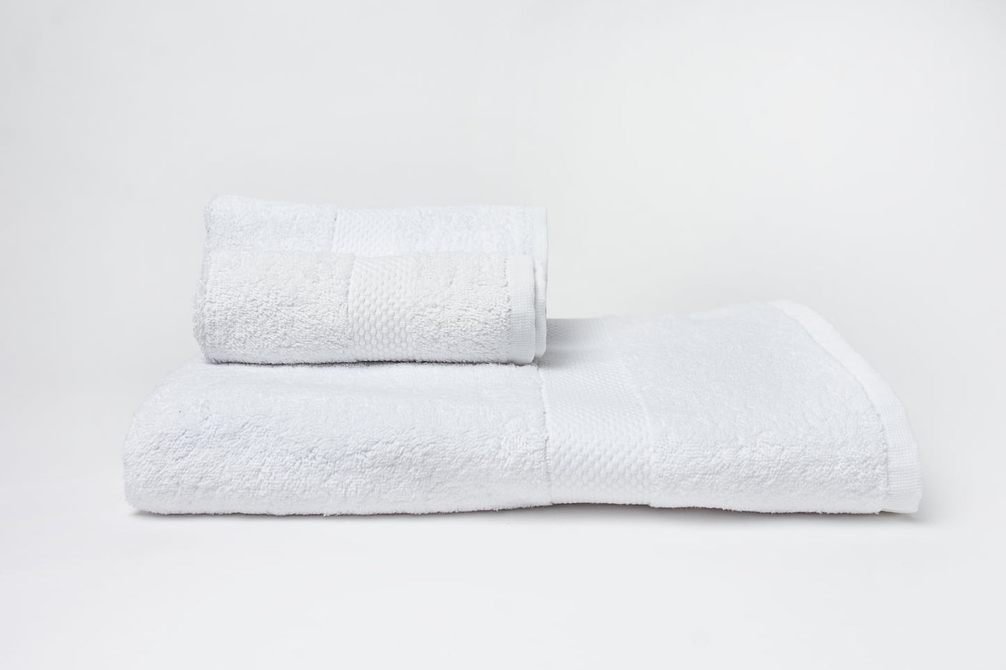 Facial Towel - 12x12 - Beige / White