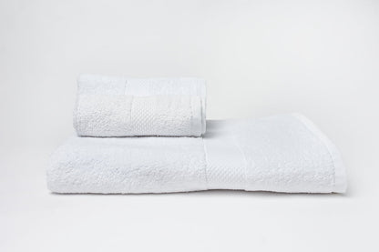 Facial Towel - 12x12 - Beige / White