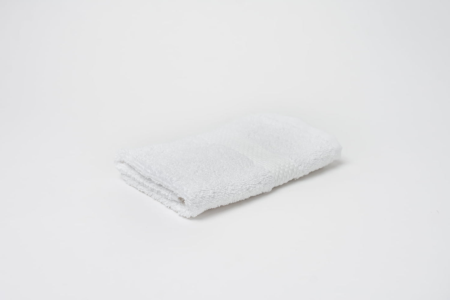 Facial Towel - 12x12 - Beige / White