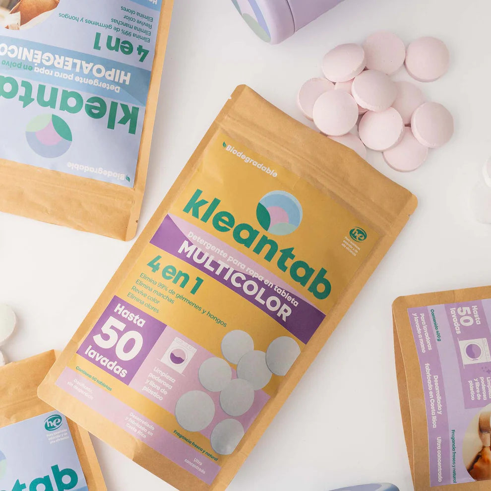 Multicolor Laundry Detergent Tablets