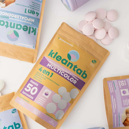 Multicolor Laundry Detergent Tablets